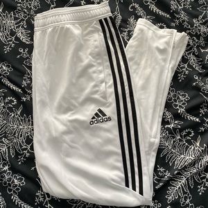 White Adidas Tiro Pants